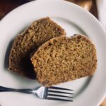 Vegan Earl Grey and Lemon pound cake slices.