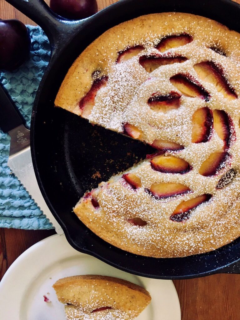 black pepper plum cake recipe from digestiblesustainability.com