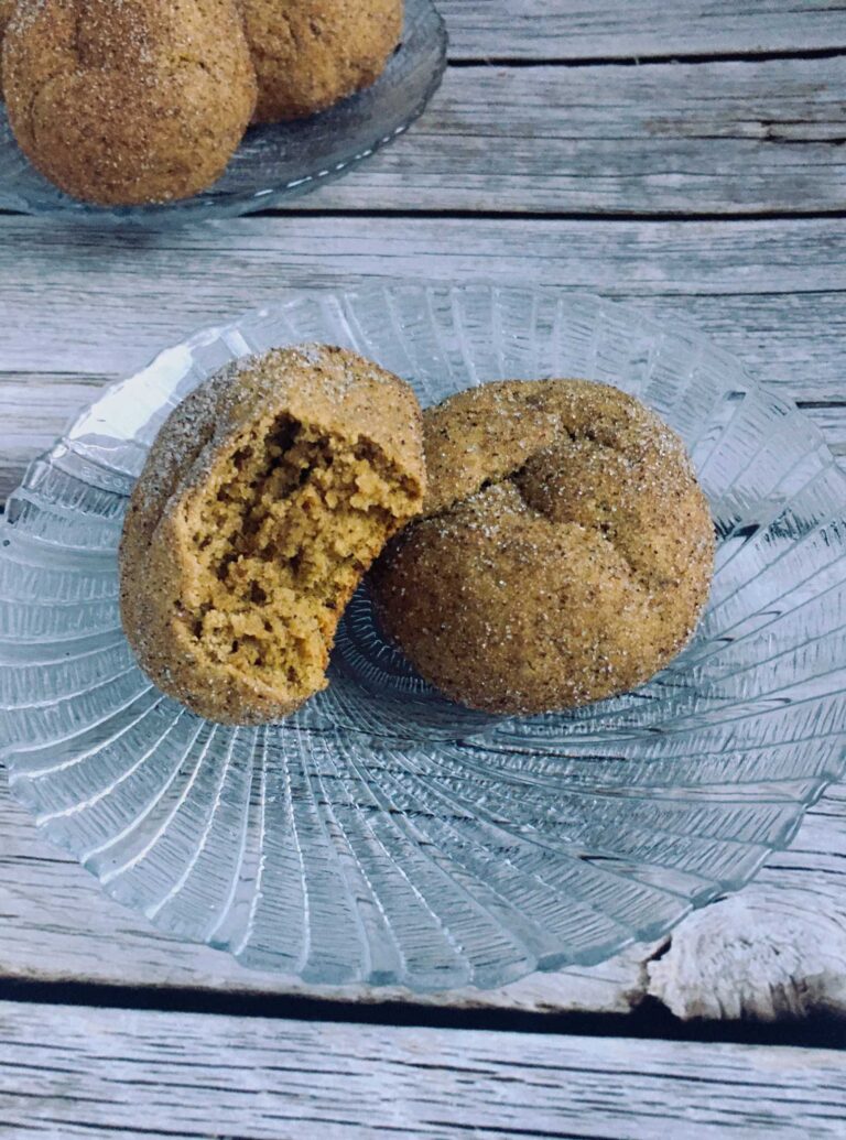 soft pumpkin snickerdoodle cookies.